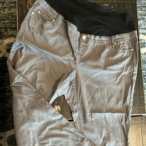 Maternity pants- gray